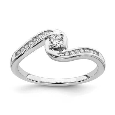 Diamond Engagement Ring 10k White Gold RM6383E-018-0WAA, MPN: RM6383E-018-0WAA, 191101563713