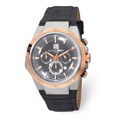 Charles Hubert Chrono Grey Dial Solar-powered Men&#39;s Watch Stainless Steel XWA5491, MPN: XWA5491, 84…