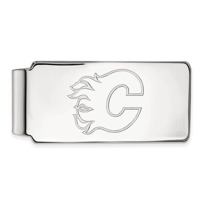 Calgary Flames Money Clip 14k White Gold 4W014FLA, MPN: 4W014FLA, 886774737515