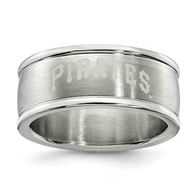 Pittsburgh Pirates Logo Band Ring Stainless Steel PIR035-SZ6, MPN: PIR035, 634401993571