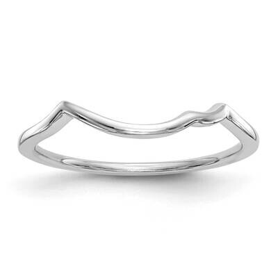 Countour Wedding Band 14k White Gold RM2543B-W, MPN: RM2543B-W,