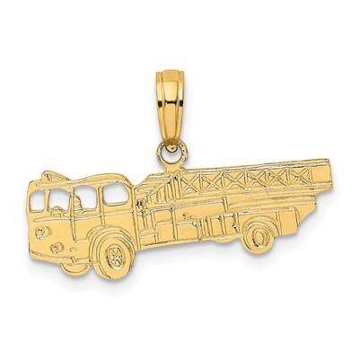 Fire Truck Charm 14k Gold K2838, MPN: K2838, 637218015269