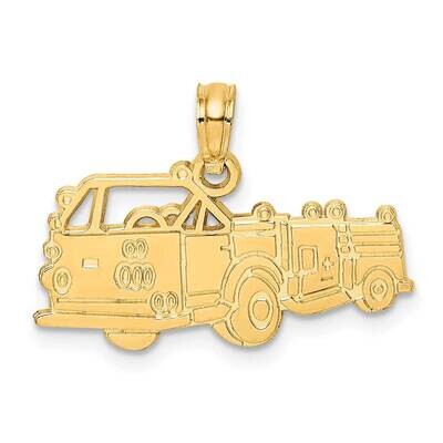 Fire Truck Charm 14k Gold C3103, MPN: C3103, 637218015276