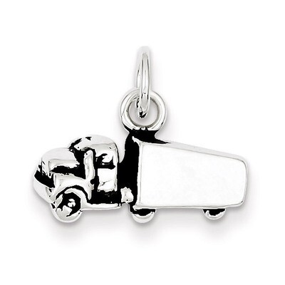 Truck Charm Antiqued Sterling Silver QC7593, MPN: QC7593, 883957525167