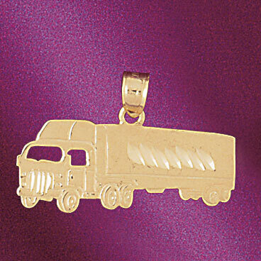 Dazzlers Jewelry Truck Pendant Necklace Charm Bracelet in Yellow, White or Rose Gold 4368, MPN: DZ-…