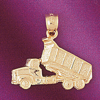 Dazzlers Jewelry Truck Pendant Necklace Charm Bracelet in Yellow, White or Rose Gold 4315, MPN: DZ-…