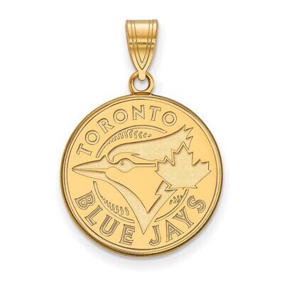 Toronto Blue Jays Large Pendant 10k Yellow Gold 1Y004BLU, MPN: 1Y004BLU, 886774800615