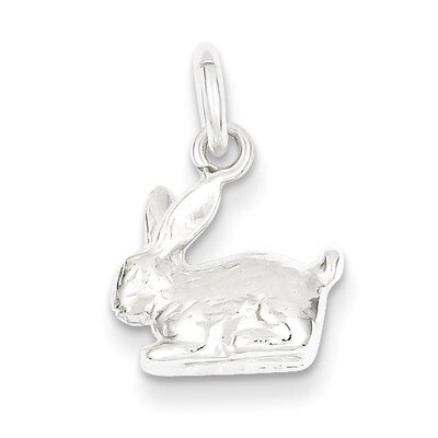 Rabbit Charm Sterling Silver QC932, MPN: QC932, 883957918020