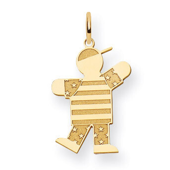Kid Charm 14k Gold XK1129Y, MPN: XK1129Y, 883957485010