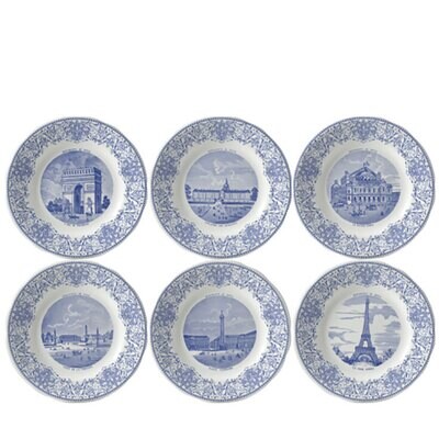 Gien Assiettes a Themes Monuments Paris Coasters Assorted Monuments De Paris 1599C6DB20, MPN: 1599C…