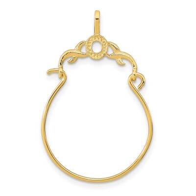 Charm Holder 14k Gold K9767, MPN: K9767, 196904090497