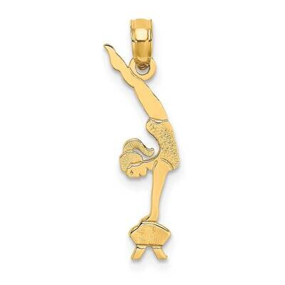 Gymnastics Charm 14k Gold K8731, MPN: K8731, 637218019397