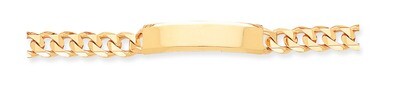 Hand-polished Traditional Link ID Bracelet 8 Inch 14k Gold LK119ID-8, MPN: LK119ID-8, 883957353043