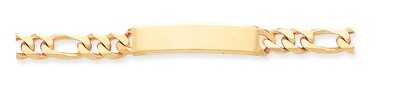 Figaro ID Bracelet 8 Inch 14k Gold LK109ID-8, MPN: LK109ID-8, 883957596907