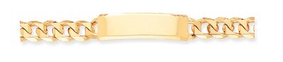 Hand-polished Traditional Link ID Bracelet 8 Inch 14k Gold LK120ID-8, MPN: LK120ID-8, 883957353050