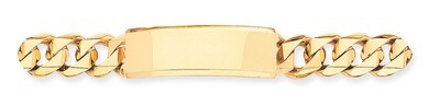 HAND POLISHED CURB ID Bracelet 8.5 Inch 14k Gold LK121ID-8.5, MPN: LK121ID-8.5, 883957353067