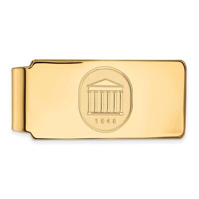 University of Mississippi Money Clip Crest 14k Yellow Gold 4Y074UMS, MPN: 4Y074UMS, 886774888194
