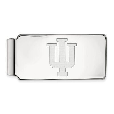 Indiana University Money Clip 14k White Gold 4W025IU, MPN: 4W025IU, 886774844312