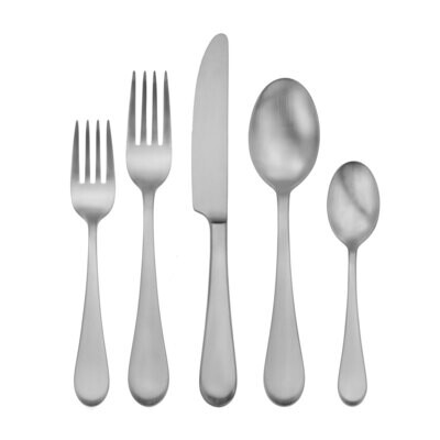 Oneida Oneida Satin Icarus 45 Piece Flatware Set H326045AL20, MPN: H326045AL20, 79363017666