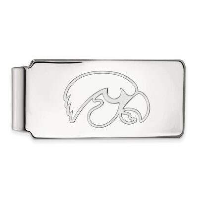 University of Iowa Money Clip 14k White Gold 4W025UIA, MPN: 4W025UIA, 886774844565