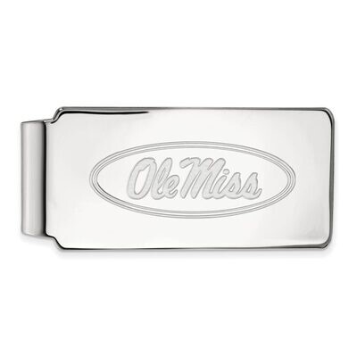 University of Mississippi Money Clip 14k White Gold 4W025UMS, MPN: 4W025UMS, 886774844633
