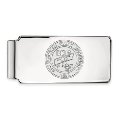 Appalachian State University Money Clip Crest 14k White Gold 4W023APS, MPN: 4W023APS, 886774843636