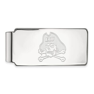 East Carolina University Money Clip 14k White Gold 4W021ECU, MPN: 4W021ECU, 886774842967