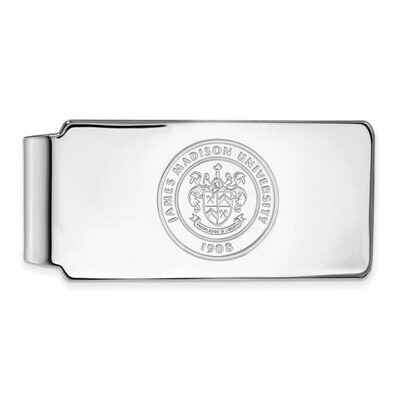 James Madison University Money Clip Crest 14k White Gold 4W018JMU, MPN: 4W018JMU, 886774842066