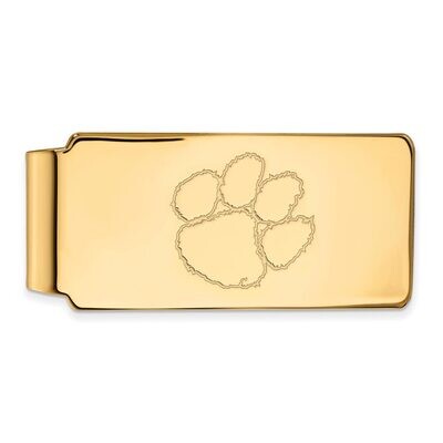 Clemson University Money Clip 14k Yellow Gold 4Y025CU, MPN: 4Y025CU, 886774877280