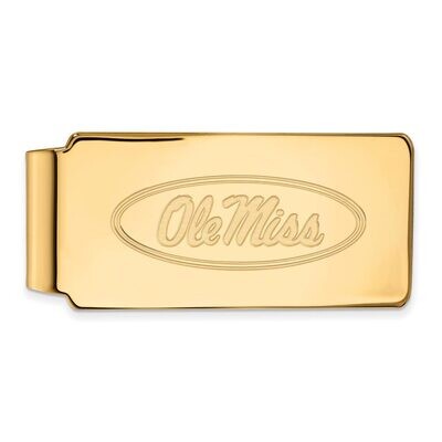 University of Mississippi Money Clip 14k Yellow Gold 4Y025UMS, MPN: 4Y025UMS, 886774877655