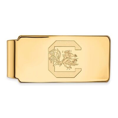 University of South Carolina Money Clip 14k Yellow Gold 4Y025USO, MPN: 4Y025USO, 886774877723