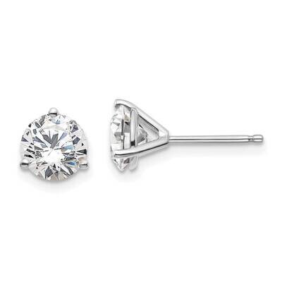 1.80Ctw Vs/Si, D E F, Lab Grown Diamond 3 Prong Earring 14k White Gold EM1007-180-WLD, MPN: EM1007-…