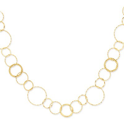 Yellow Combo Circle Chain 18 Inch 14k Gold SF1668-18, MPN: SF1668-18, 883957468099