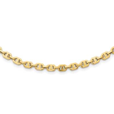 Yellow Polished Fancy Link Necklace 18 Inch 14k Gold SF2799-18, MPN: SF2799-18, 883957928838