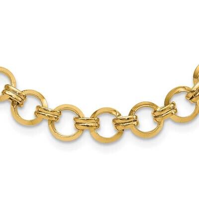 14K Polished Link Necklace 18 Inch 14k Gold Polished SF2617-18, MPN: SF2617-18, 883957834672