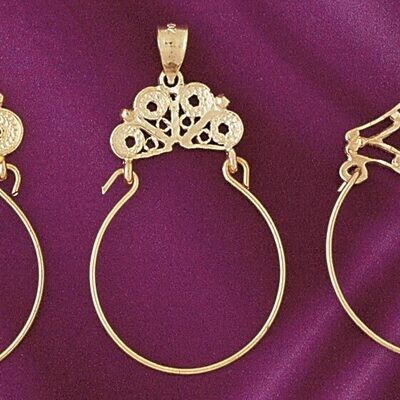 Dazzlers Jewelry Holder Pendant Necklace Charm Bracelet in Yellow, White or Rose Gold 4282, MPN: DZ…