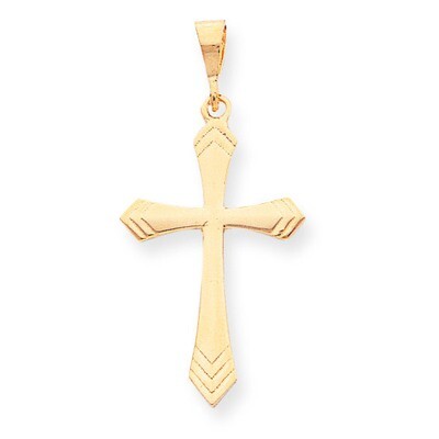 Cross Charm 10k Gold 10C60, MPN: 10C60, 886774084756