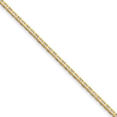 8 Inch 3mm Concave Anchor Chain 10k Gold 10CCA080-8, MPN: 10CCA080-8, 191101440366