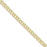 Solid Double Link Charm Bracelet 8 Inch 10k Gold 10CH6-8, MPN: 10CH6-8, 883957430102