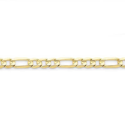 6.75mm Light Figaro Chain 8 Inch 10k Gold 10LF180-8, MPN: 10LF180-8, 886774420547