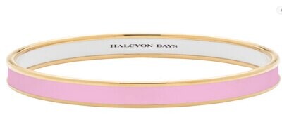 Halcyon Days 6mm Pale Pink Gold Small Bangle Bracelet PBPLA2606GS, MPN: PBPLA2606GS,