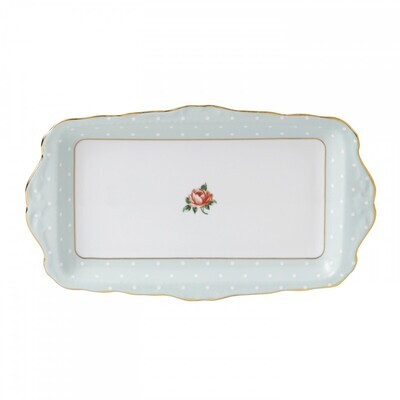 Royal Albert Polka Rose Sandwich Tray, MPN: POLROS26137, 652383739512