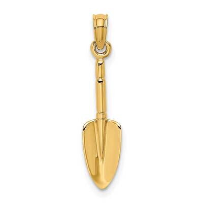 Hp Trowel Garden Tool Charm 14k Gold 3-D K7320, MPN: K7320, 637218116980