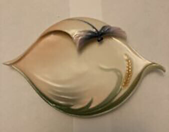 Franz Porcelain Butterfly Plate4&quot; FZ00771, MPN: FZ00771,