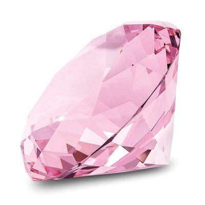 Pink Glass Gemstone Paperweight Award by Jere, MPN: JGP512P,