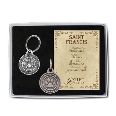 St. Francis Of Assisi Dog Pet Tag Gift Boxed GM21172, MPN: GM21172, 785525297318