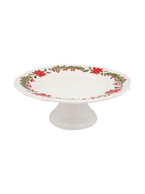 Bordallo Pinheiro Pinheiro Christmas  Cake Stand Clear Decorated 65016462, MPN: 65016462, 560087607…