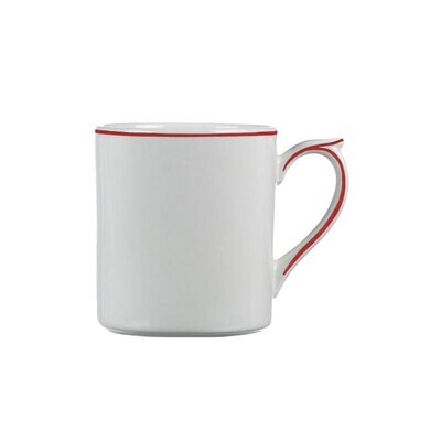 Gien Filet Rouge Mug 1830CMUG48, MPN: 1830CMUG48, 840769023953
