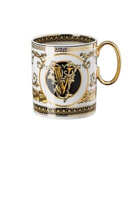Versace Virtus Alphabet V Mug With Handle, MPN: 19335-403752-15505, 790955173972