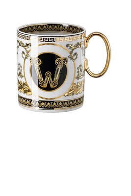 Versace Virtus Alphabet W Mug With Handle, MPN: 19335-403753-15505, 790955174009